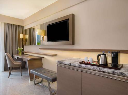 Deluxe Familiensuite mit Gartenblick