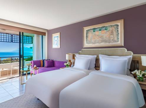 Deluxe Sea View Room, Two Single Beds