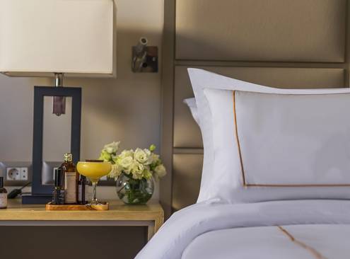 Suite Lagoon Deluxe avec lits jumeaux et vue sur la mer